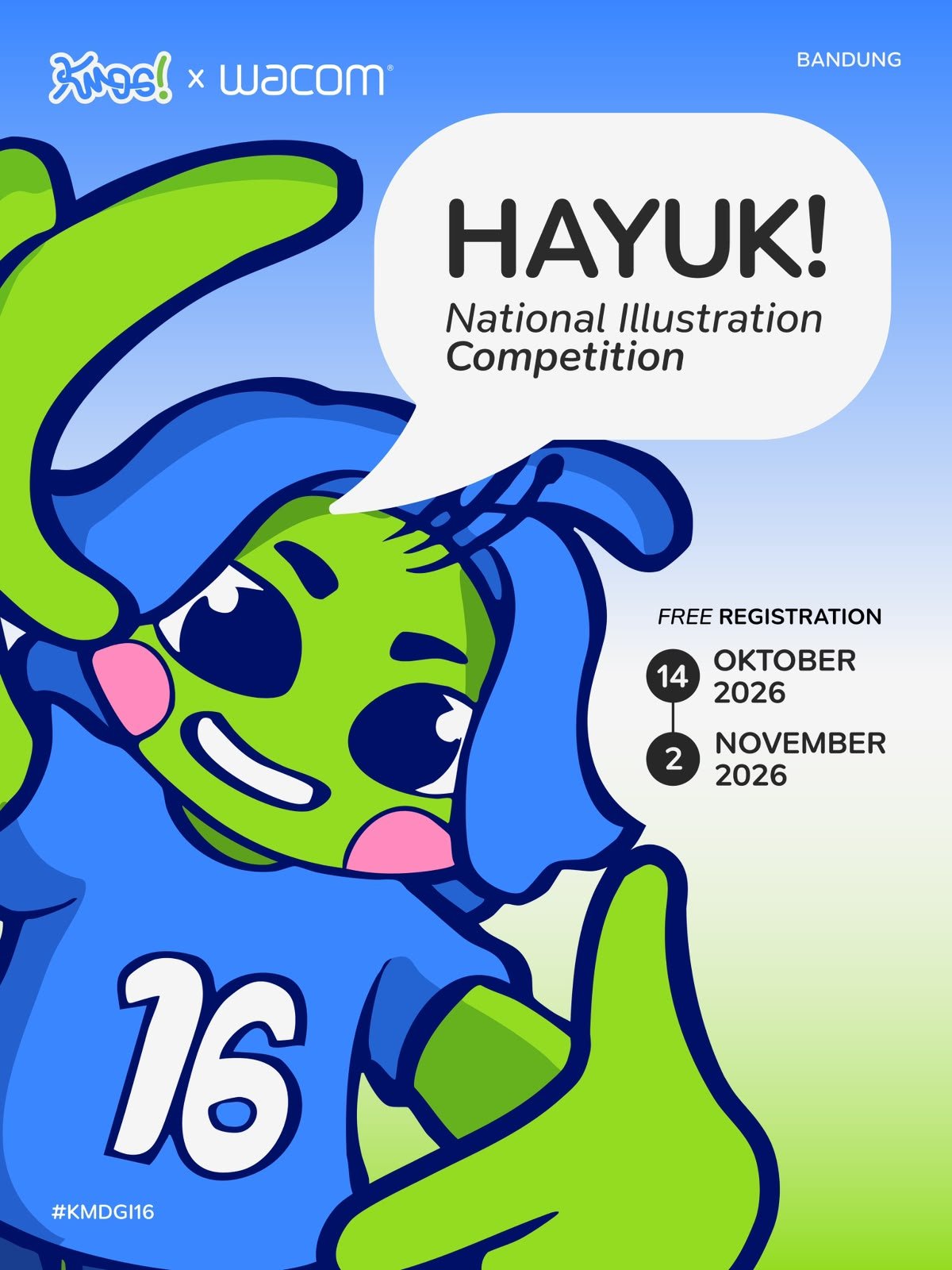 Poster KMDGI 16 National Illustration Competition